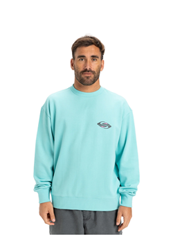 FELPA SPIN CYCLE CREW AQUA SKY